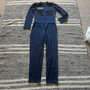 No Brand Size M/L Navy blue Police costume for women Jumpsuit